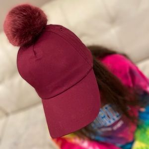 Girls Pom Pom cap